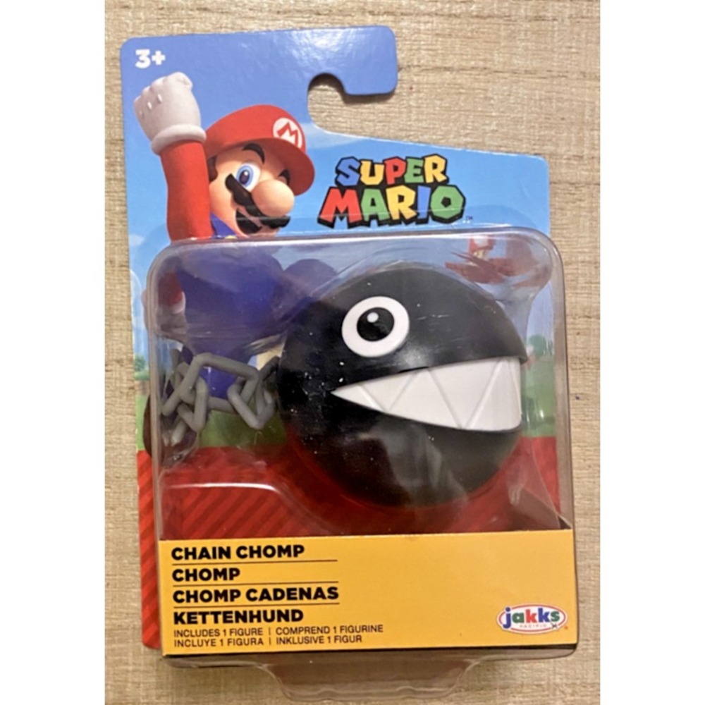 CHAIN‎ CHOMP Super Mario Jakks Pacific 2.5" Figure